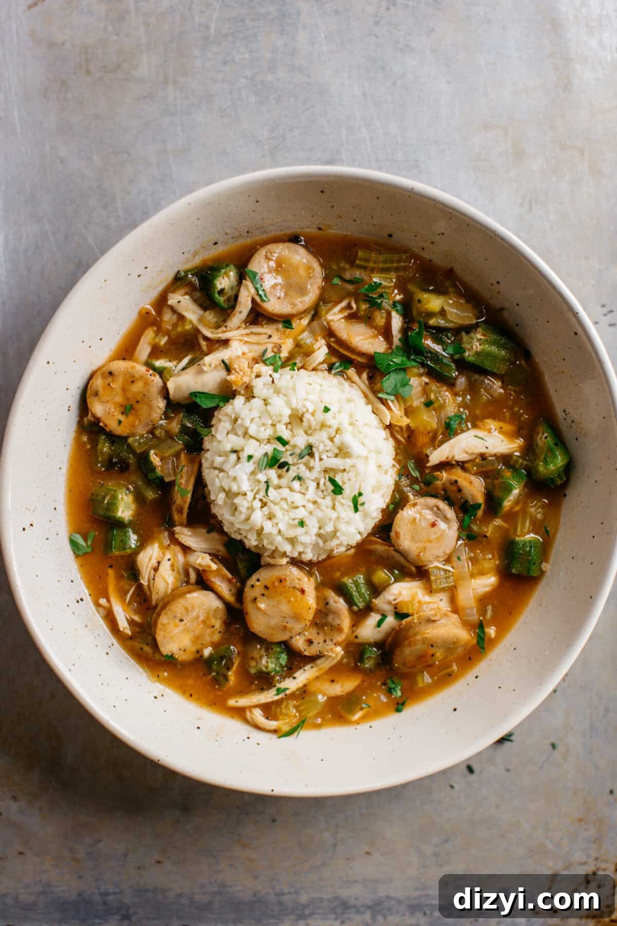 Leftover Turkey Recipes to Reinvent Dinner 7 Whole30 Chicken and Sausage Gumbo