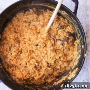 Creamy Mushroom Risotto
