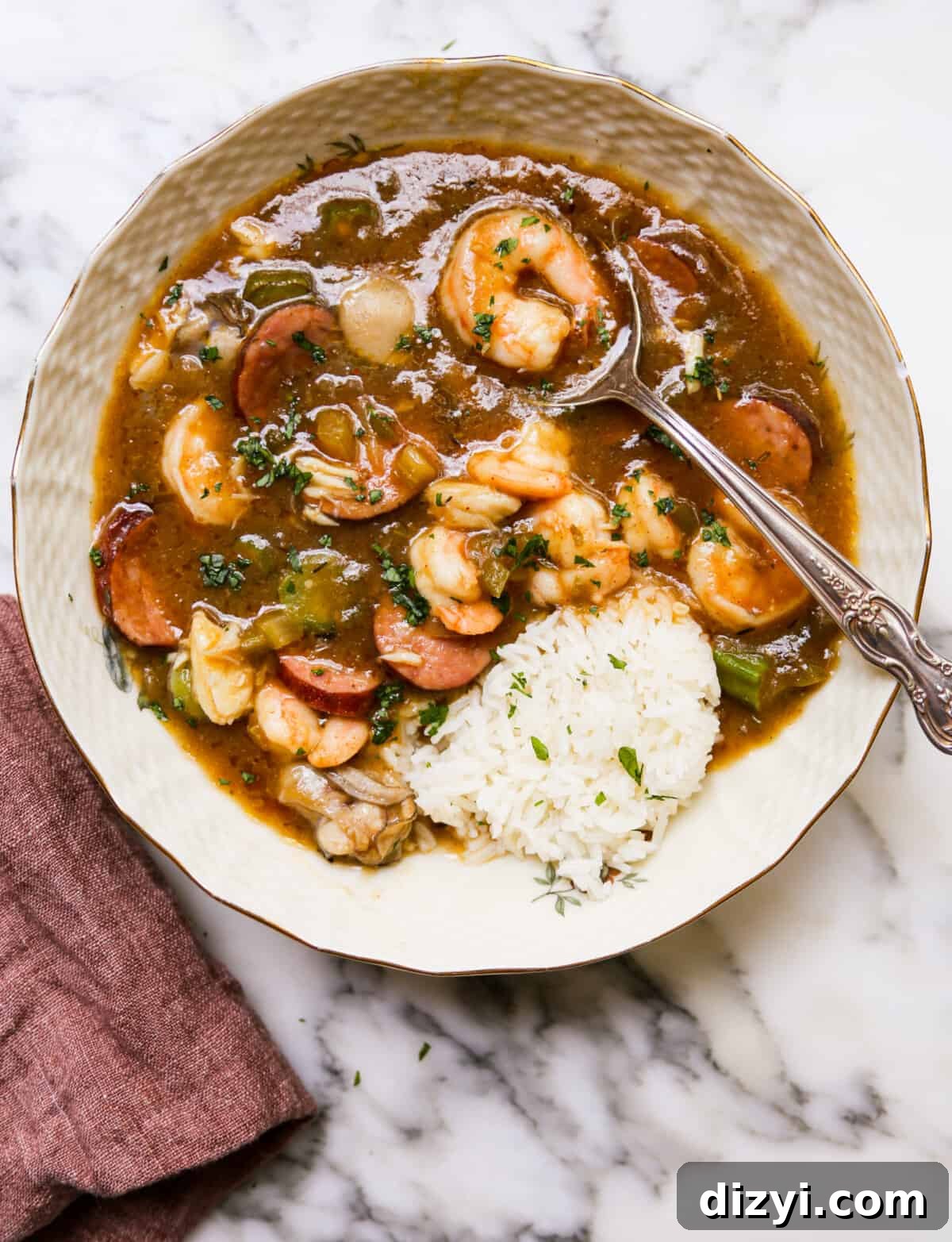 [Cassava Flour Roux] Seafood Gumbo