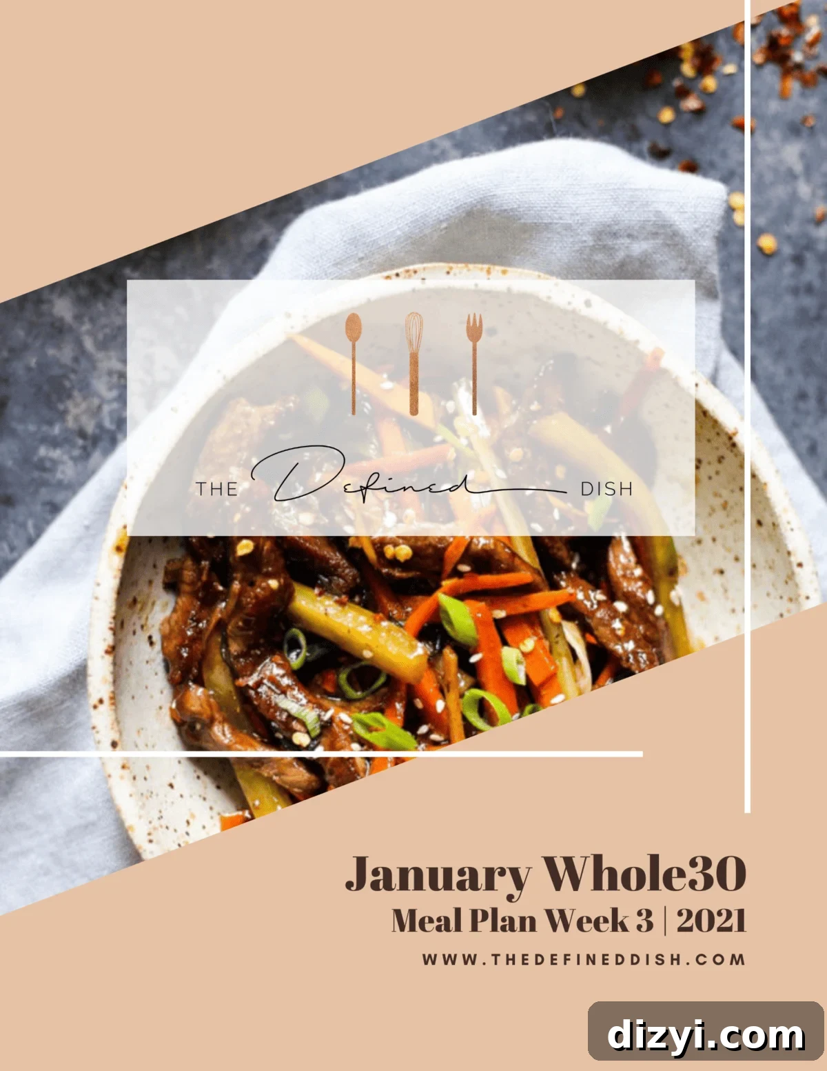 Whole30 January Meal Plan Week 3: Recipes and Guide 2 Jan W30 Meal Plan 3