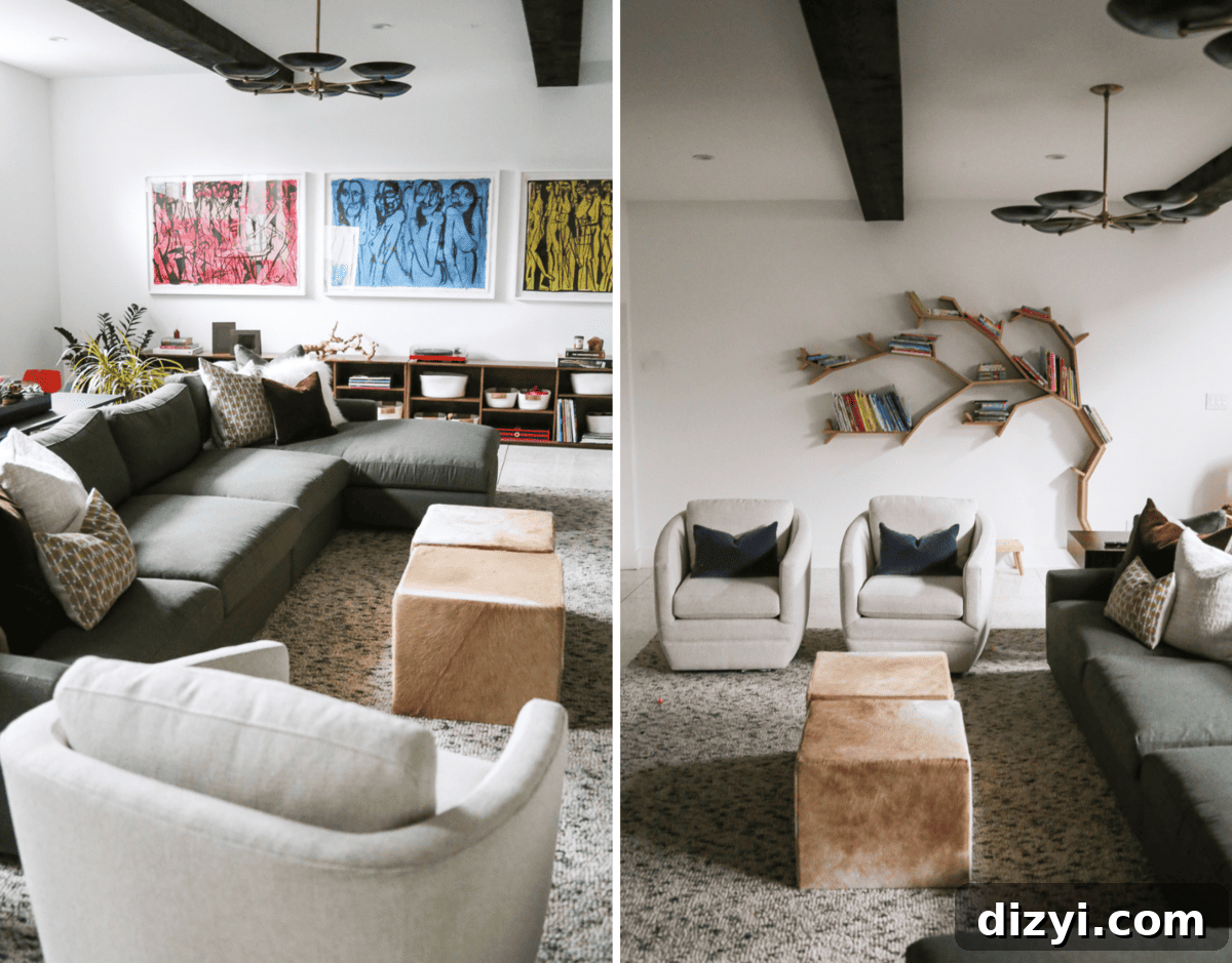 Defined Home Family Room Reveal: Modern Makeover Tour 4 Family Room Reveal