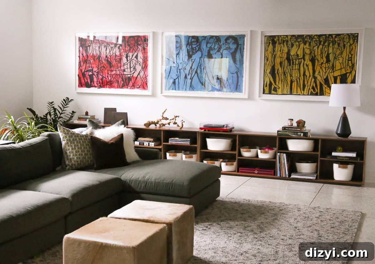Defined Home Family Room Reveal: Modern Makeover Tour 7 Family Room Reveal