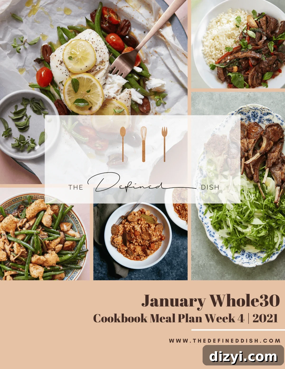 January Whole30 {Cookbook} Meal Plan Week 4