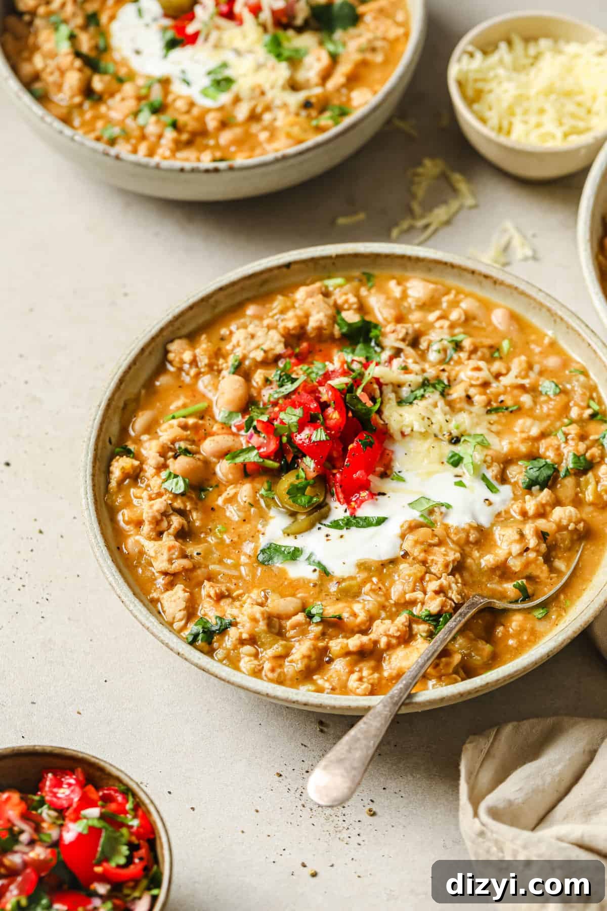 Hearty Turkey and White Bean Chili Recipe 3 Turkey and White Bean Chili