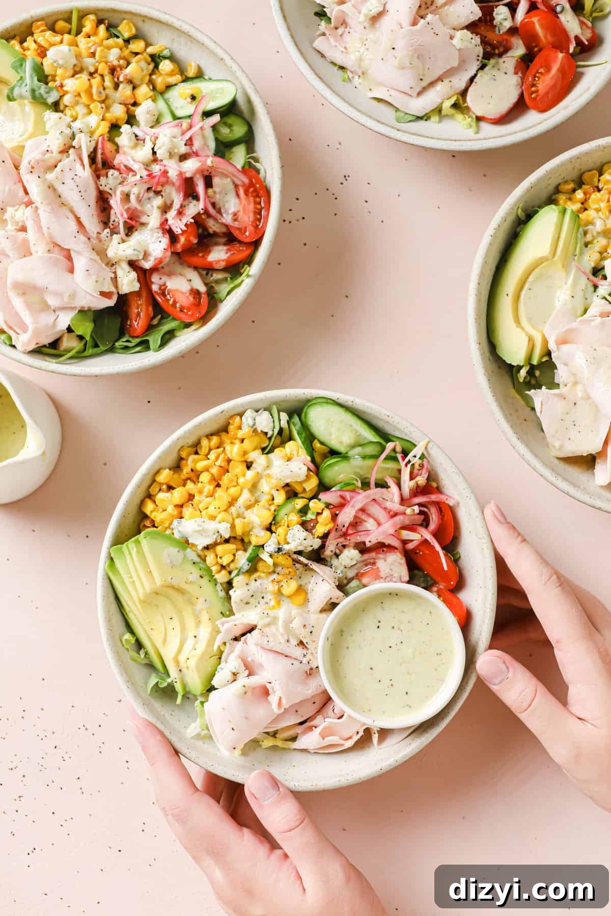 Turkey Cobb with Gorgonzola Vinaigrette