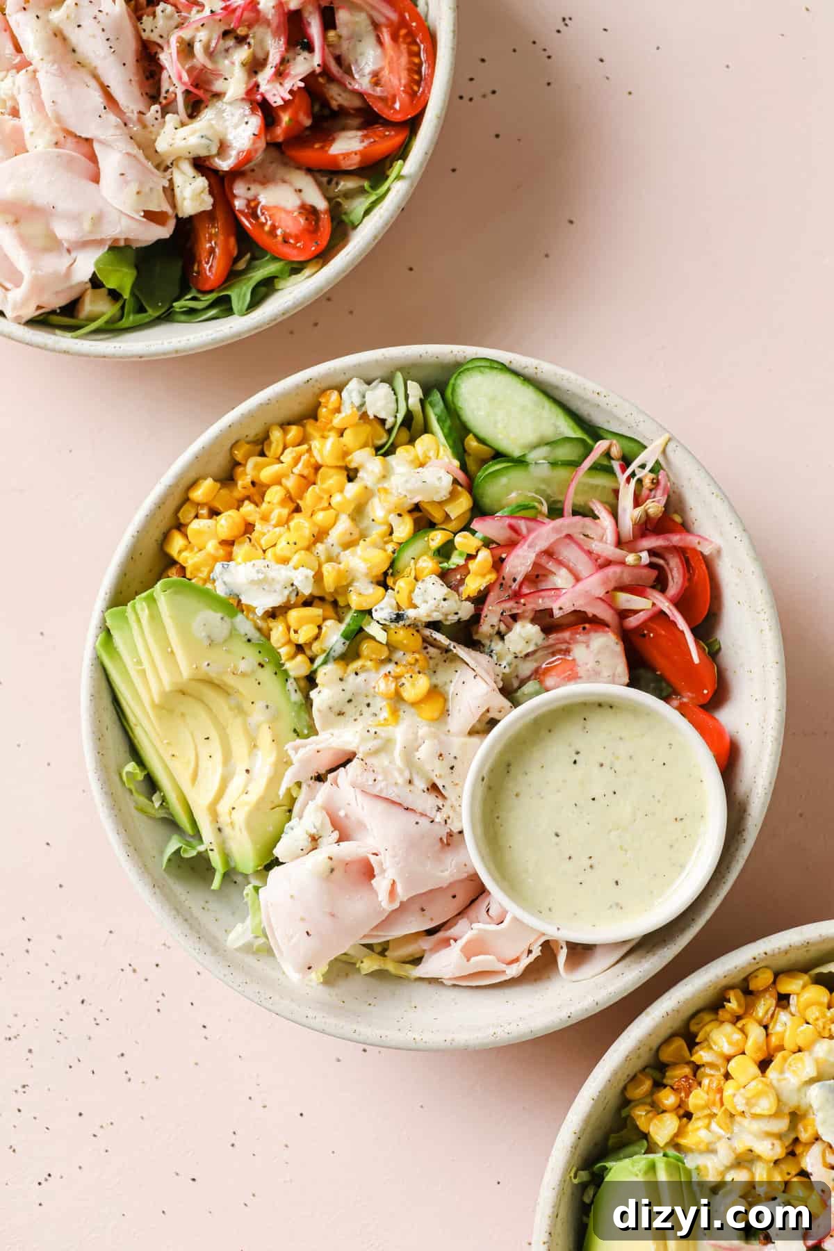 Turkey Cobb with Gorgonzola Vinaigrette