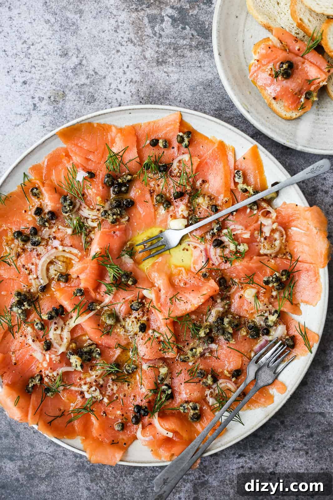 Smoked Salmon Carpaccio