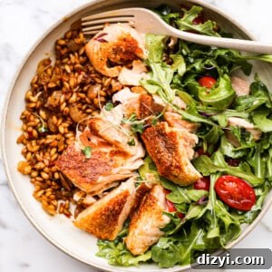Curried Salmon Farro Bowls