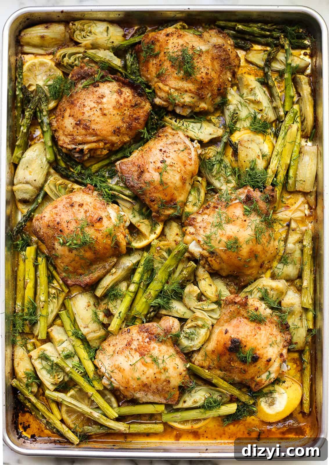 Sheet Pan Spring Chicken