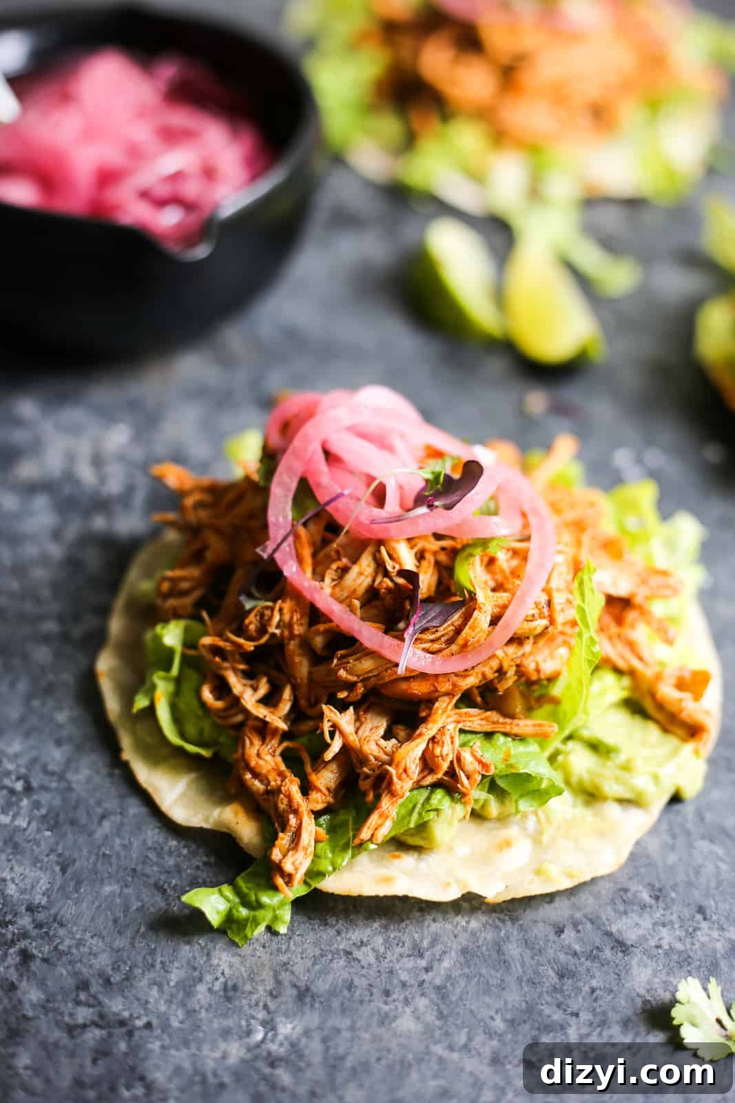 15 Quick Rotisserie Chicken Recipes to Try Tonight 24 easy rotisserie chicken tostadas with quick pickled onions