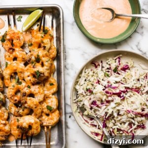 Bang Bang Shrimp Skewers