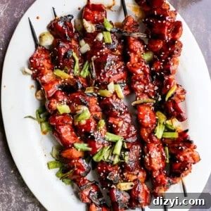 Korean-Inspired Chicken Skewers