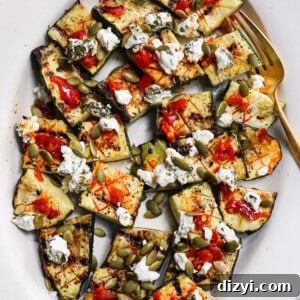 Grilled Zucchini with Calabrian Chiles, Goat Cheese, and Pepitas