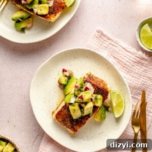 Pan Roasted Chipotle Halibut with Avocado Salsa