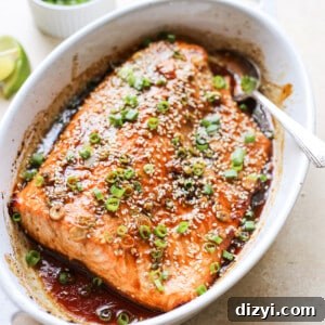 Honey-ginger baked salmon