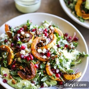 Southwest Delicata Squash Salad close-up