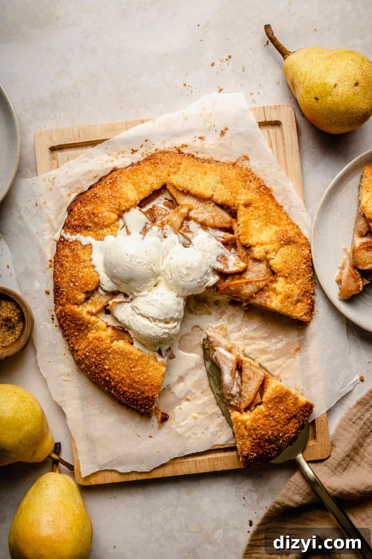Rustic Grain-Free Pear Galette Recipe 2 Grain-Free Pear Galette