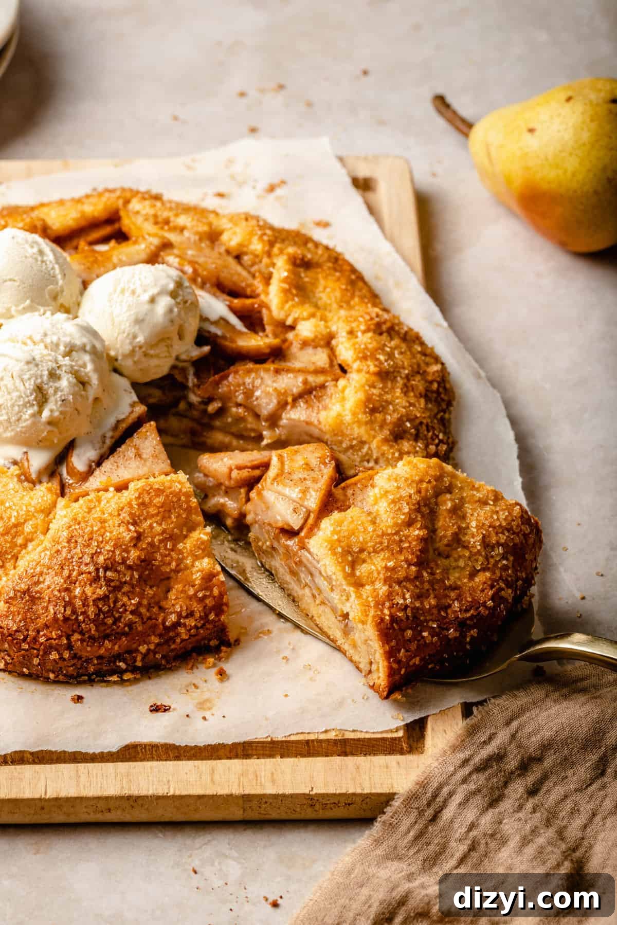 Rustic Grain-Free Pear Galette Recipe 3 Grain-Free Pear Galette