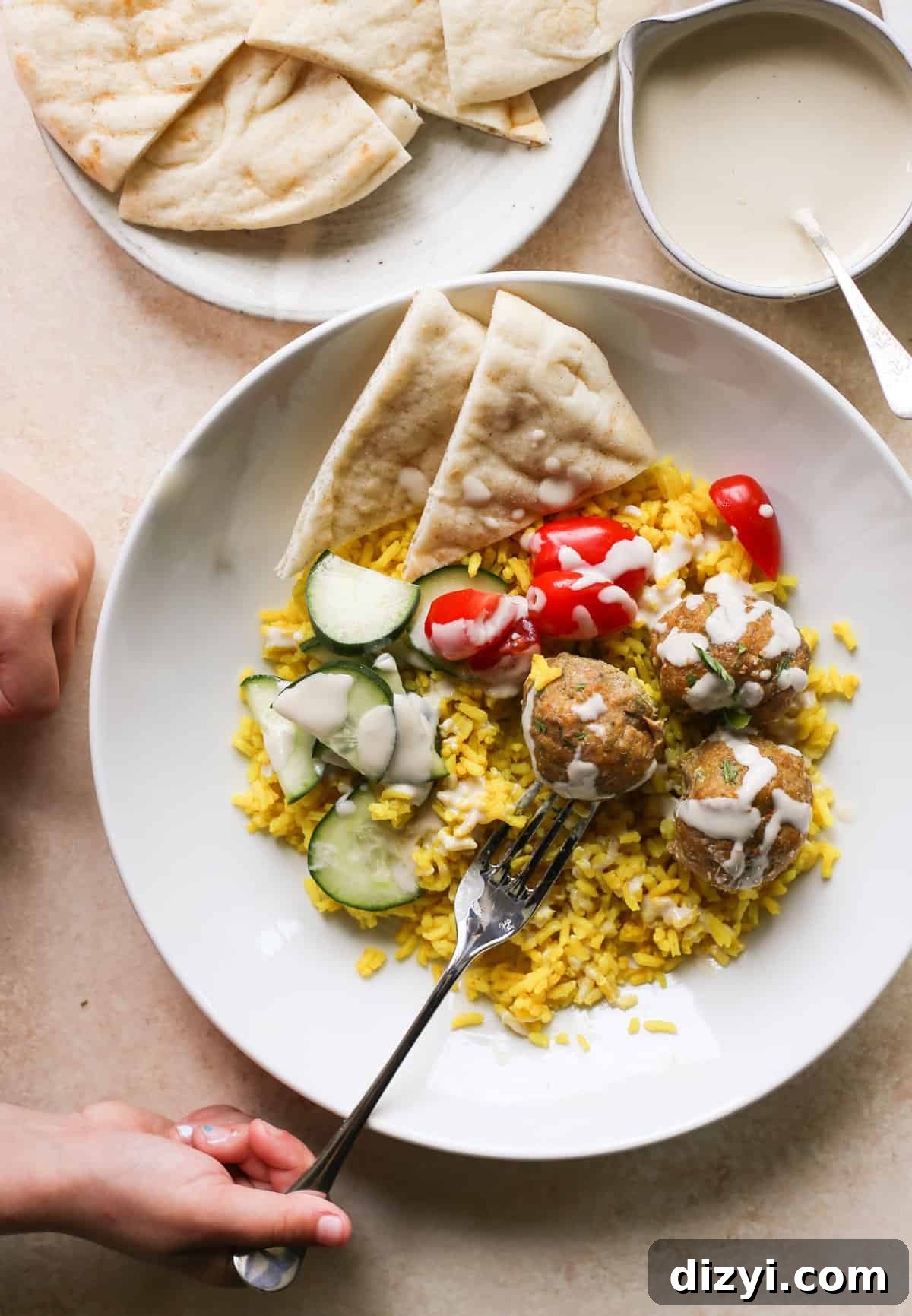 Mediterranean Turkey Meatball Bowl Recipe 5 Mediterranean-Inspired Bowls