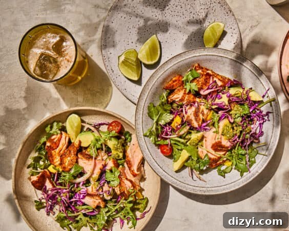 Salmon Fish Taco Bowls thumbnail