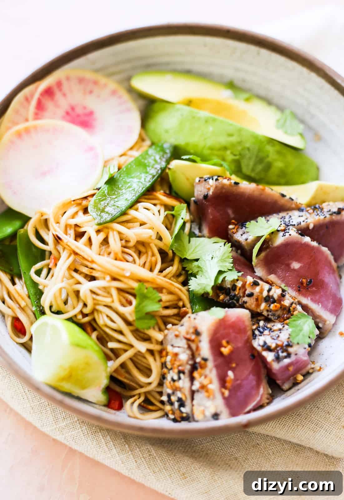 Seared Tuna and Soba Noodle Bowls thumbnail