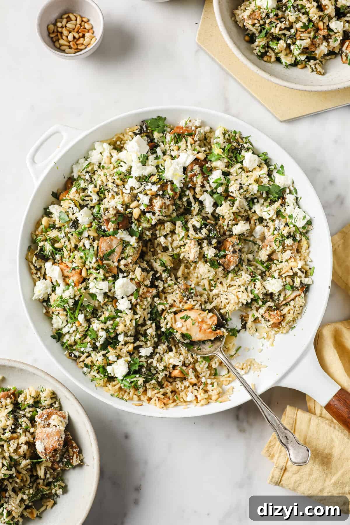 One-Pan Spanakopita Skillet with Spinach and Feta 3 One-Pan Spanakopita Skillet