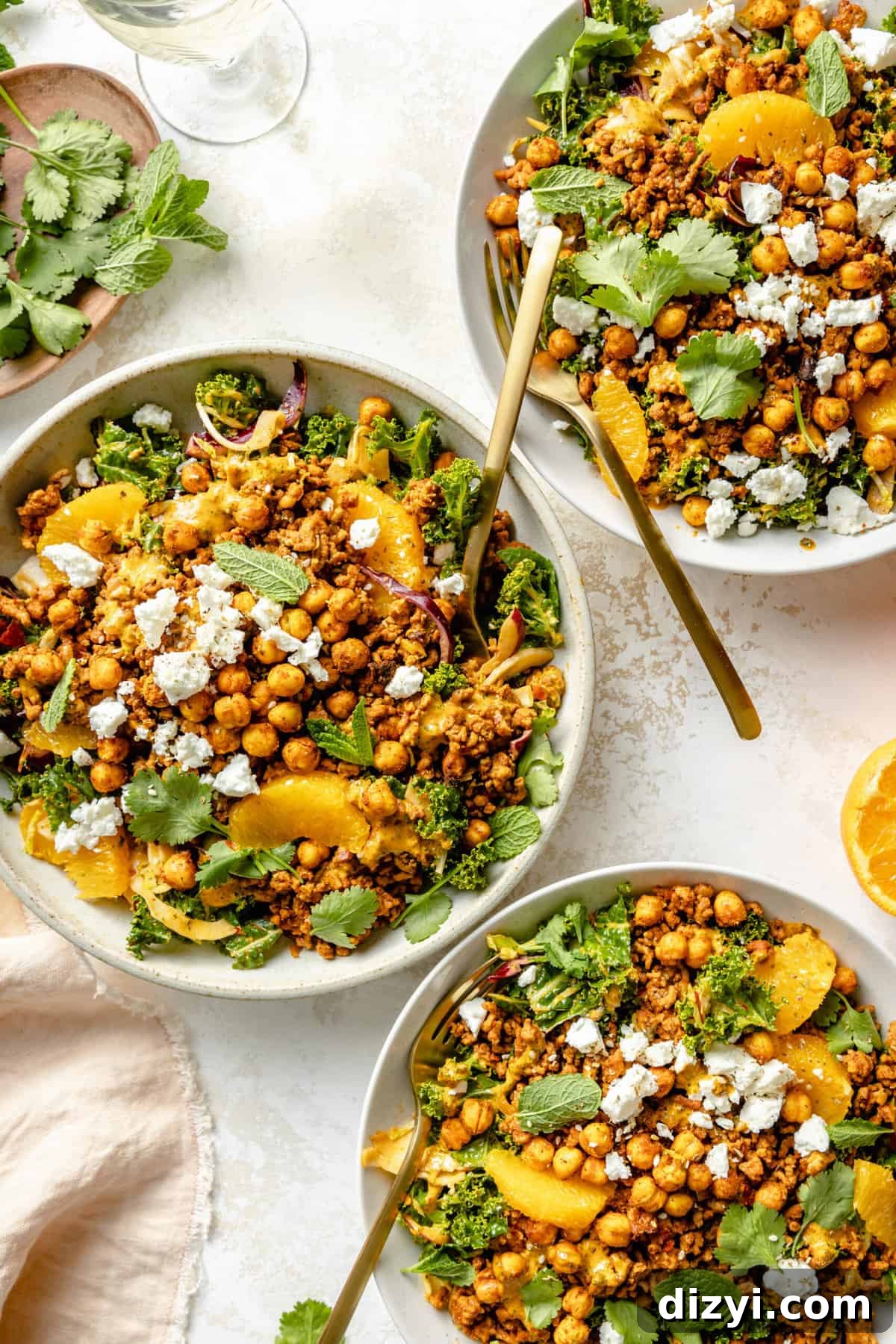 Mediterranean-inspired Lamb Salad with Harissa Ranch