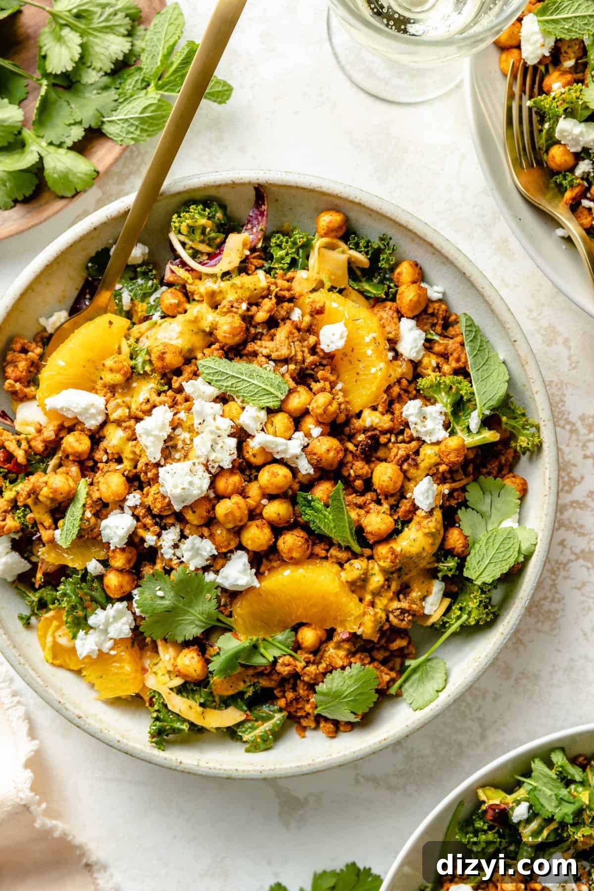 Mediterranean-inspired Lamb Salad with Harissa Ranch