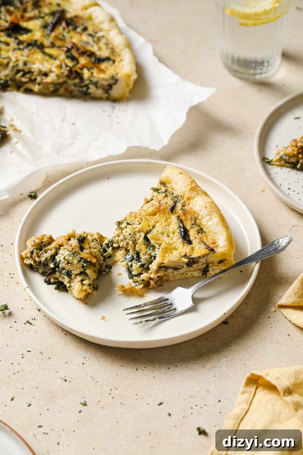 Caramelized Onion Quiche in Flaky Puff Pastry 5 Caramelized Onion Puff Pastry Quiche