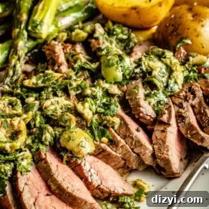 Grilled Steak with Italian Salsa Verde and Roasted Vegetables 4 Steak with Italian Salsa Verde and Veggies