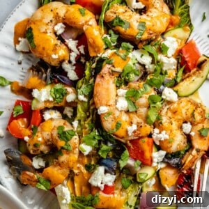 Grilled Shrimp Salad with Chili Lime Dressing