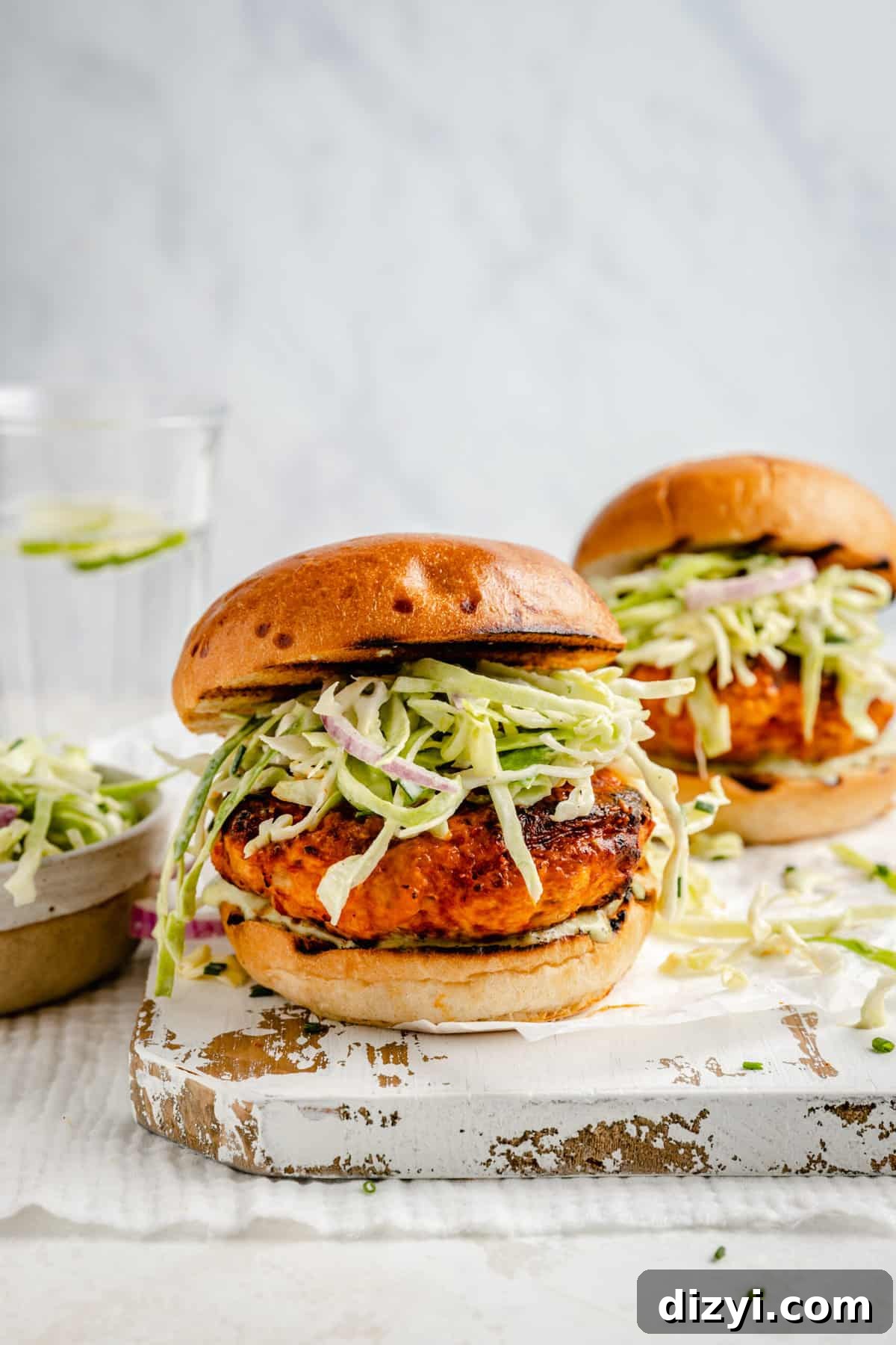 Buffalo Chicken Burgers
