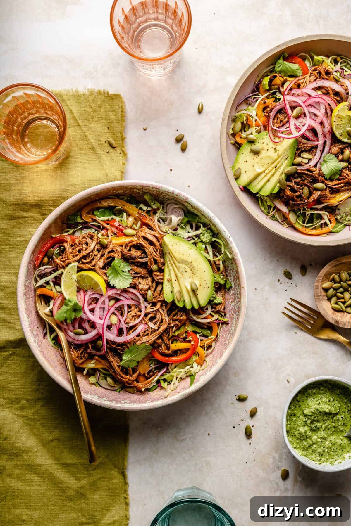 Chipotle-Style Steak Taco Bowls Recipe with Cilantro Lime Rice 2 Chipotle Steak Taco Bowls