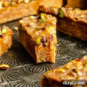 Baklava-Inspired Cookie Bars