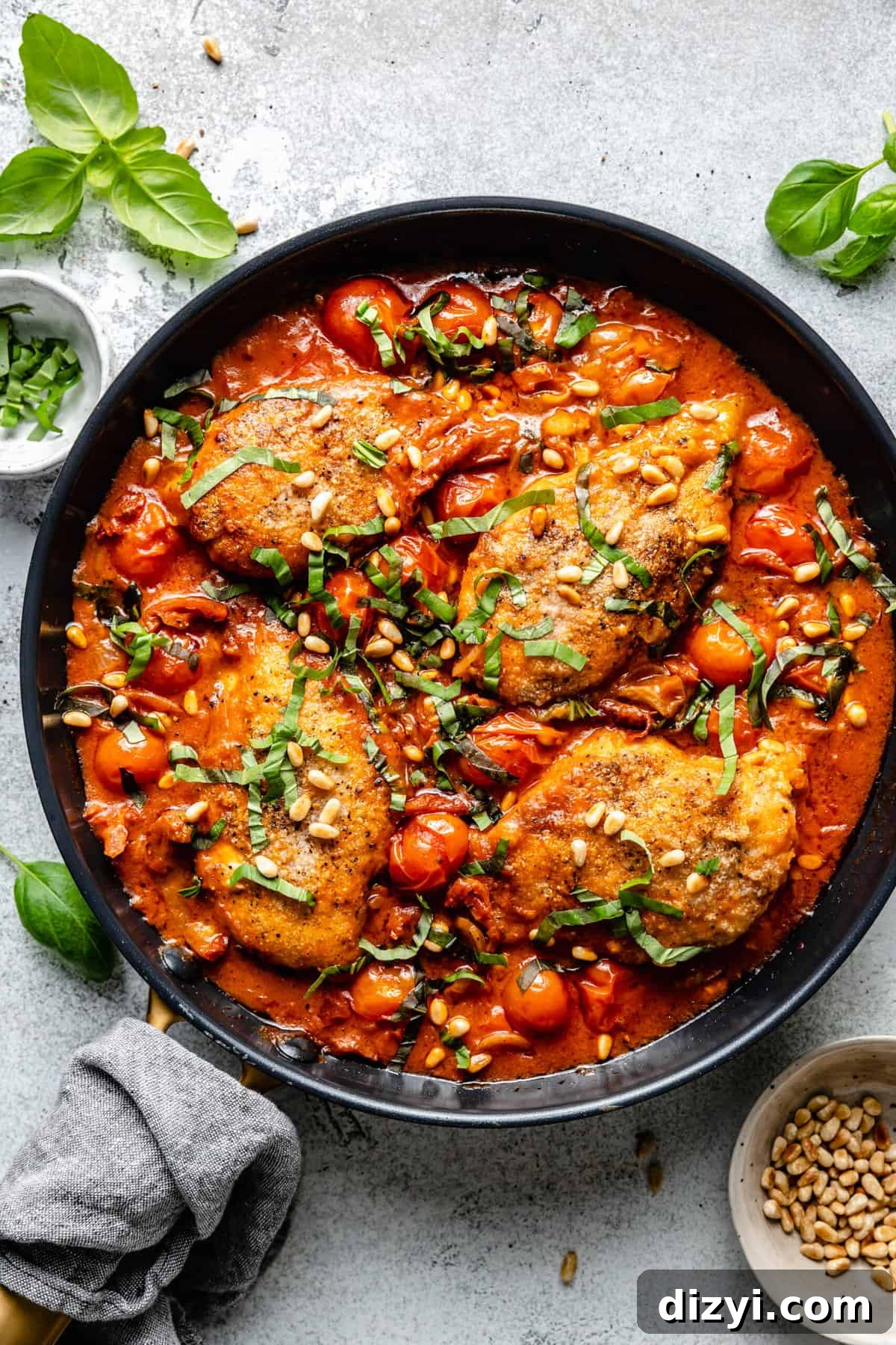 Creamy Sun Dried Tomato Basil Chicken