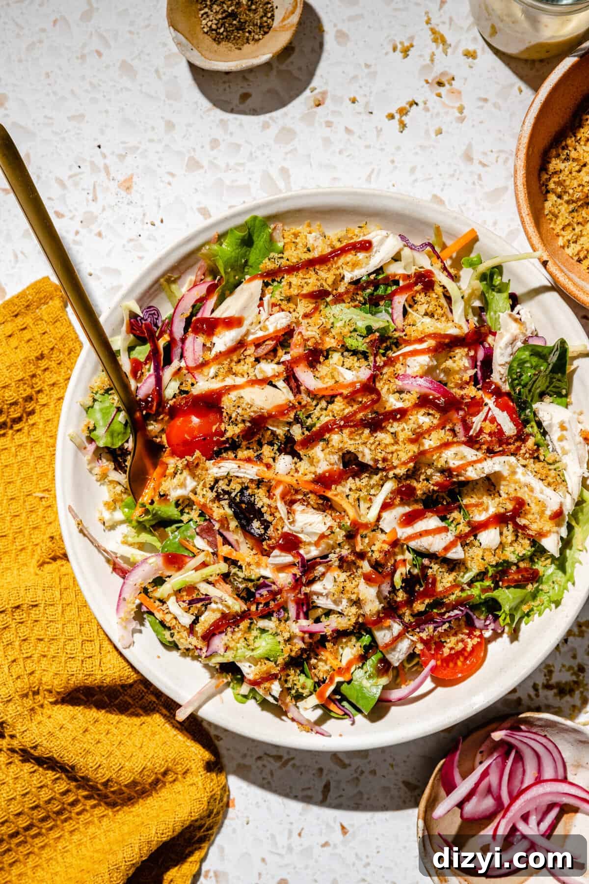 Copycat Not-So-Fried Chicken Salad Recipe 2 Copy cat Not So Fried Chicken Salad