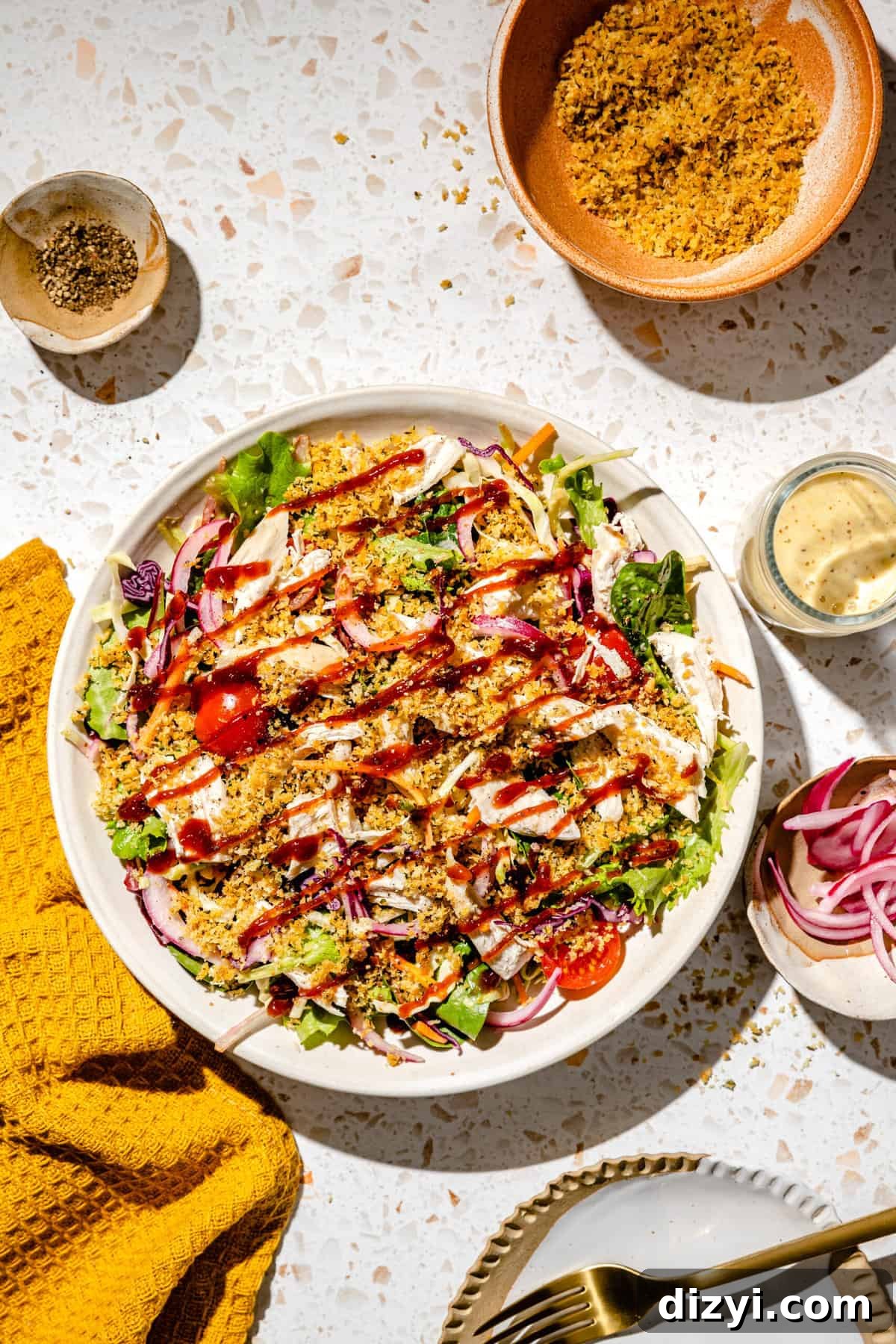 Copycat Not-So-Fried Chicken Salad Recipe 4 Copy cat Not So Fried Chicken Salad