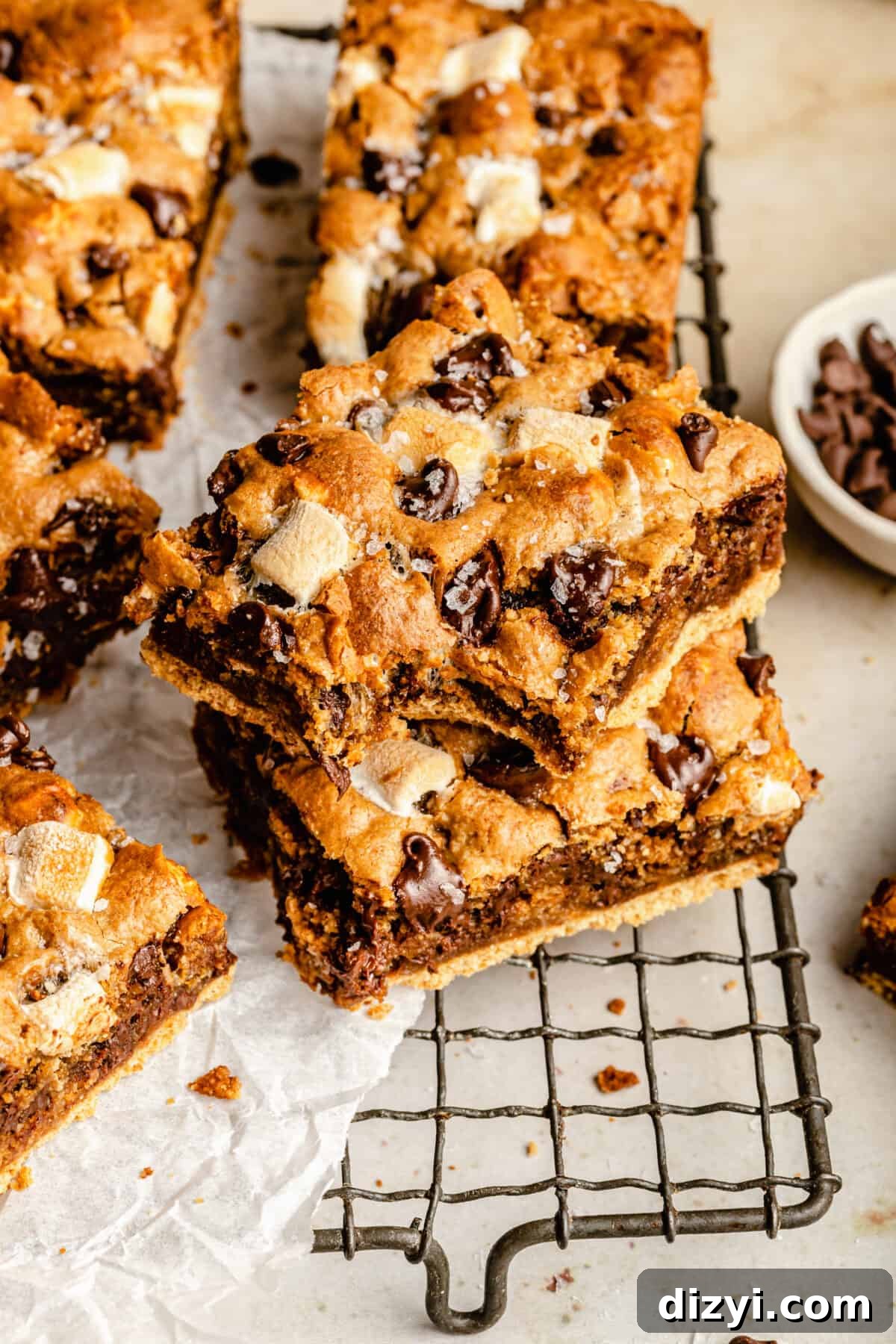 S'mores Cookie Bars