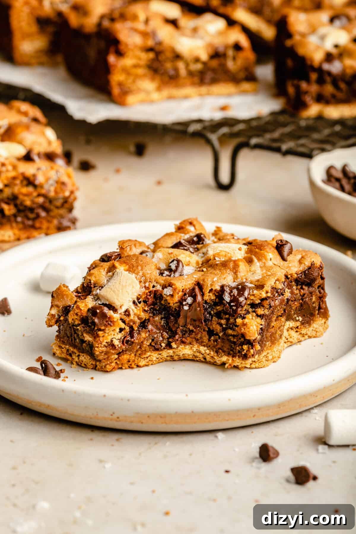 S'mores Cookie Bars