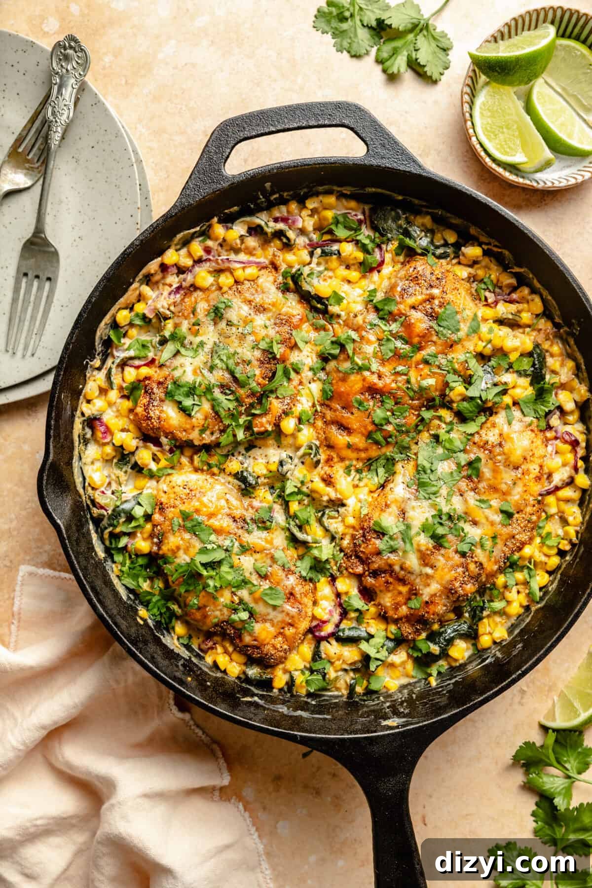 Skillet Chicken with Creamed Corn Recipe 2 Skillet Creamed Corn Chicken