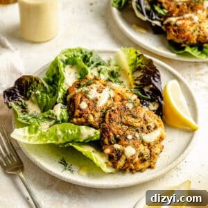 Crispy Crab Cake Salad with Champagne Vinaigrette 5 Crab Cake Salad with Champagne Vinaigrette