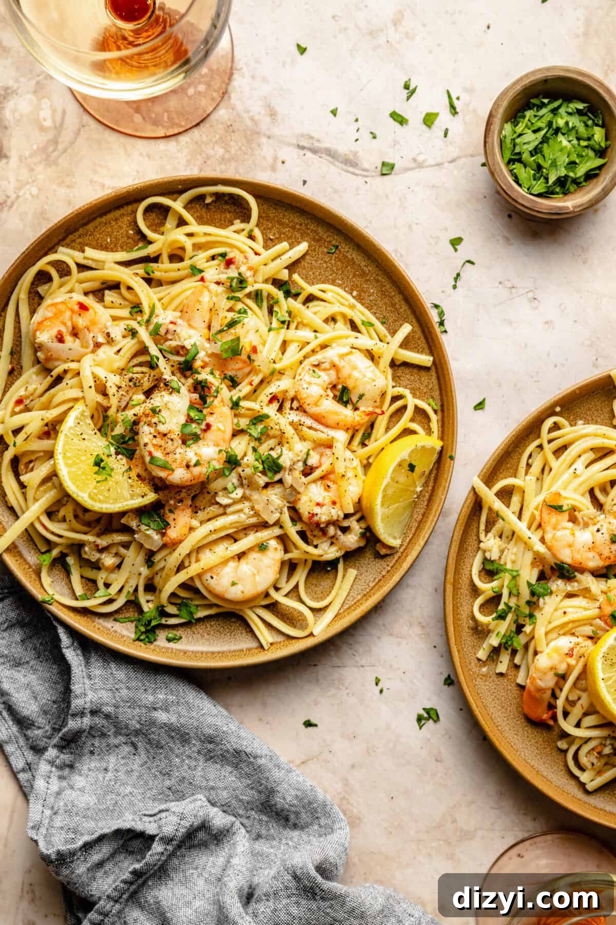 Oven-Roasted Shrimp Scampi with Garlic and Lemon 2 Oven-Roasted Shrimp Scampi