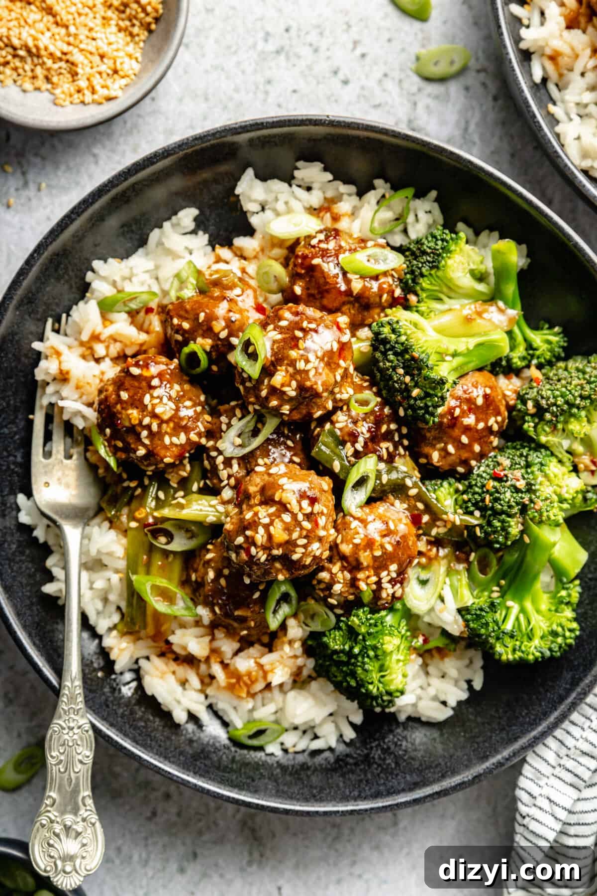 Sesame and Scallion Asian-Inspired Meatballs