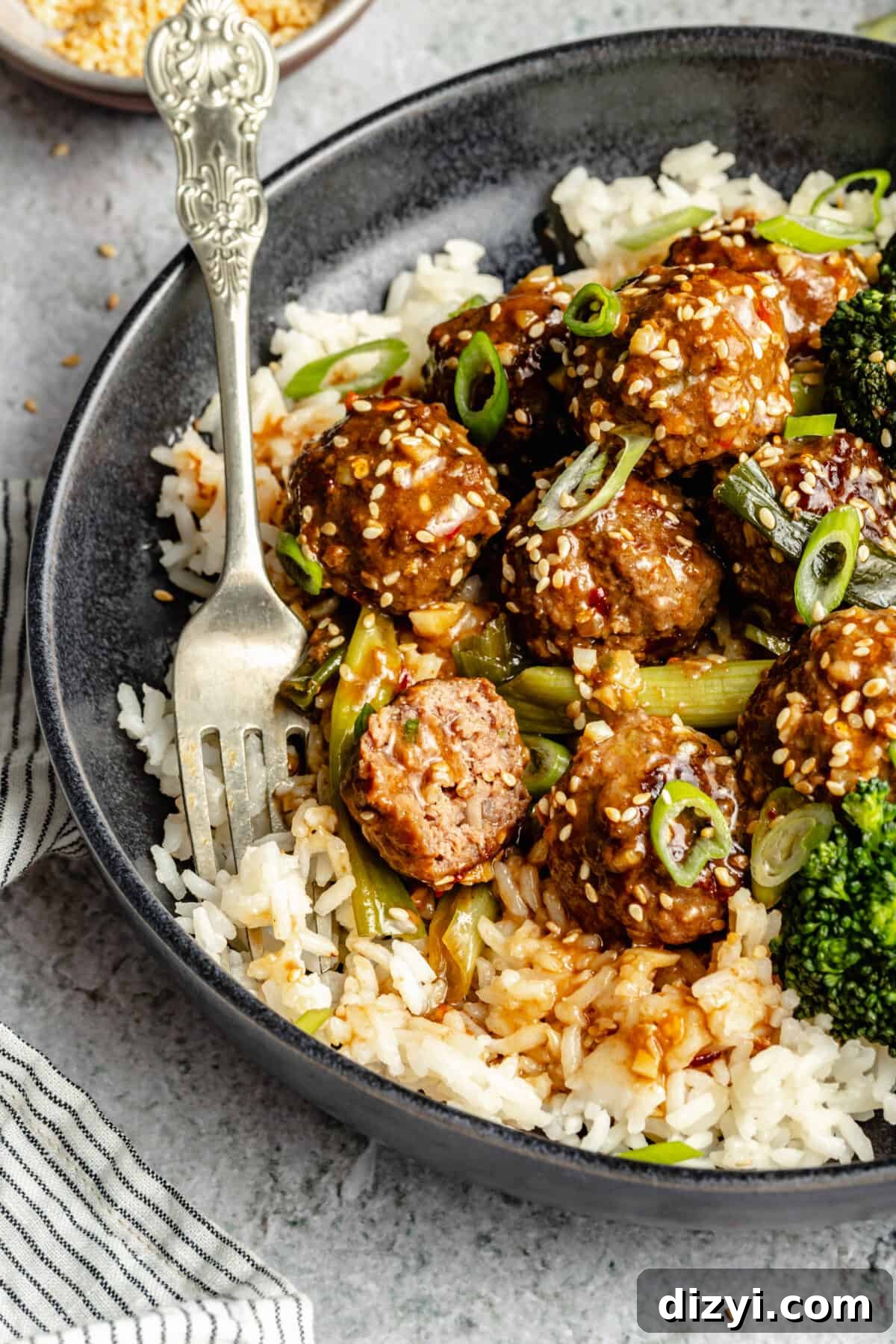 Sesame and Scallion Asian-Inspired Meatballs