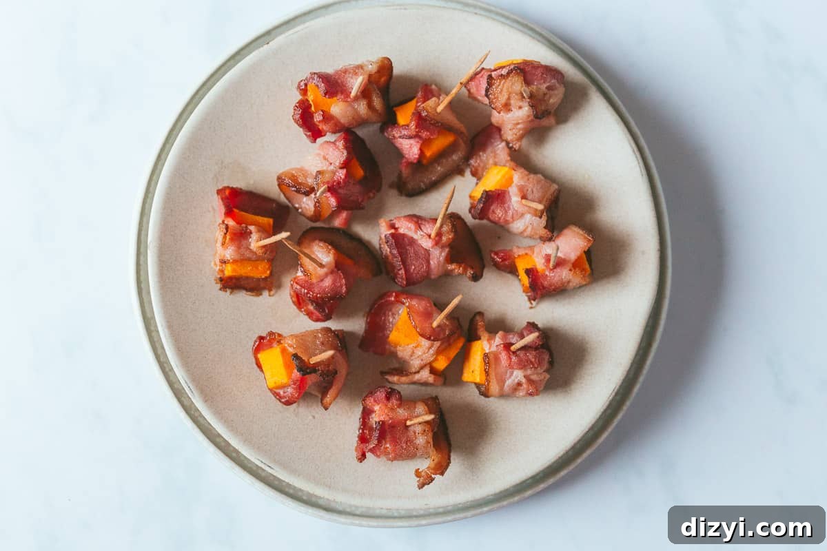 Bacon-Wrapped Butternut Squash Bites