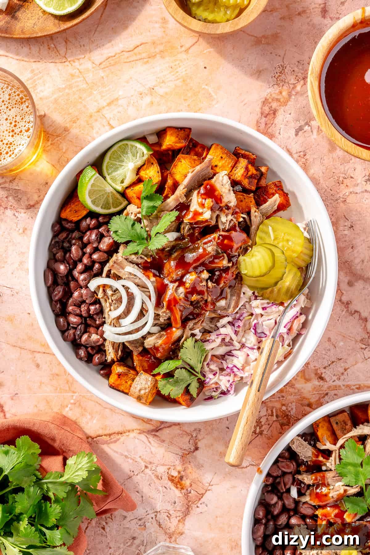BBQ Pulled Pork Bowls