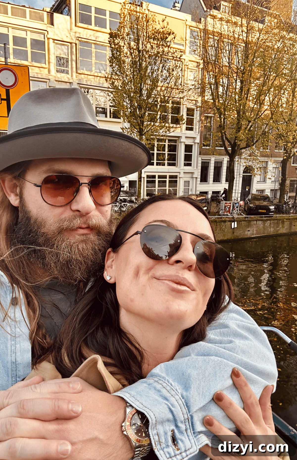 Alex and Clayton exploring Amsterdam.