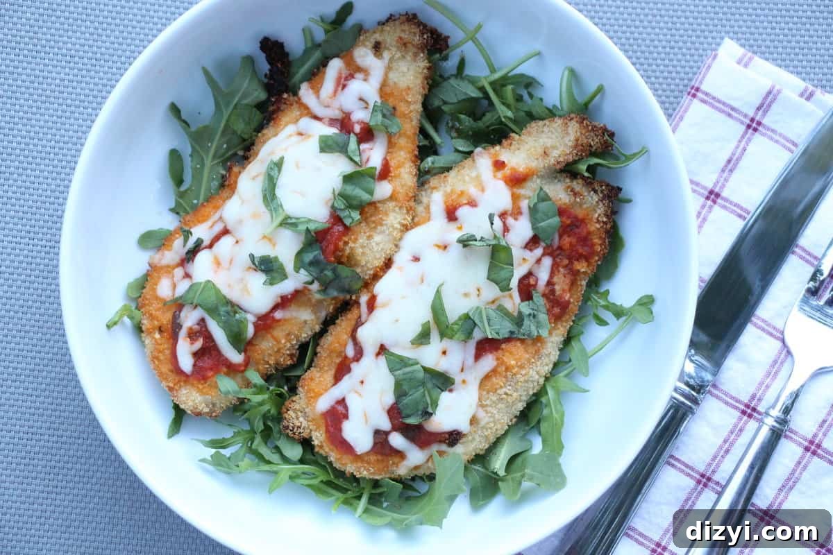 Baked Skinny Chicken Parmesan