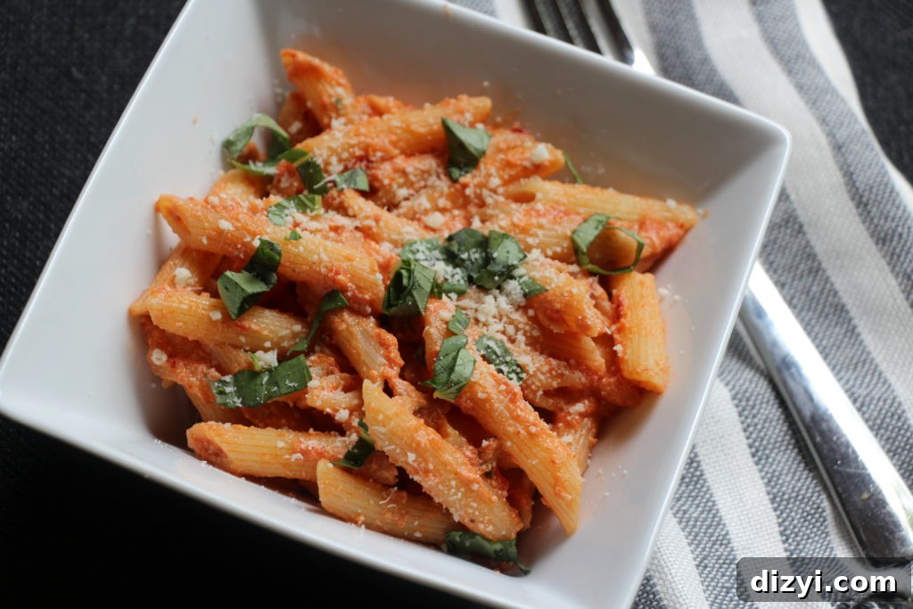 Penne alla Vodka with Greek Yogurt