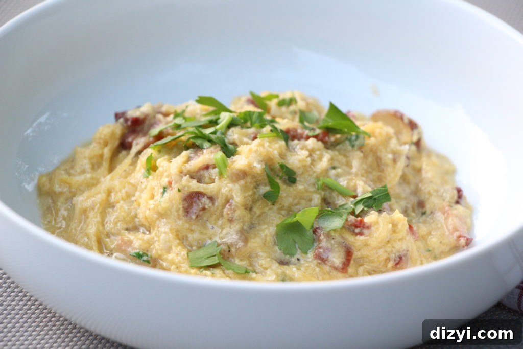 Low-Carb Spaghetti Squash Carbonara Recipe 10 Spaghetti Squash Carbonara